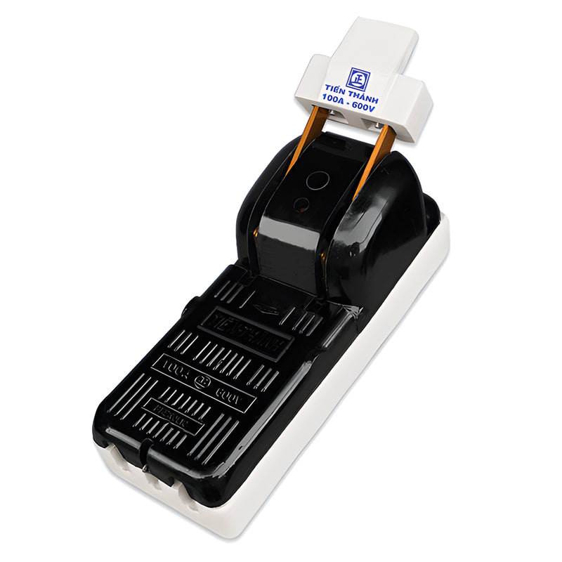 Cầu dao sứ chịu tải cao Tiến Thành, tiếp điểm đồng.