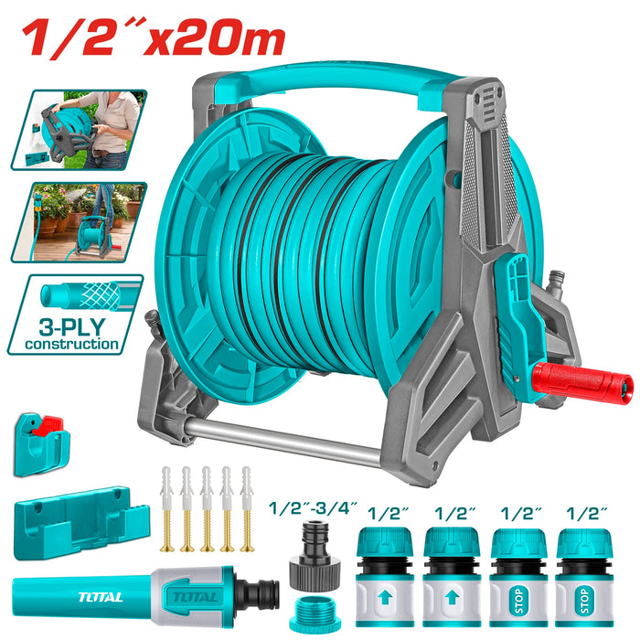 Bộ công cụ cuộn ống 20m Total THHR20124