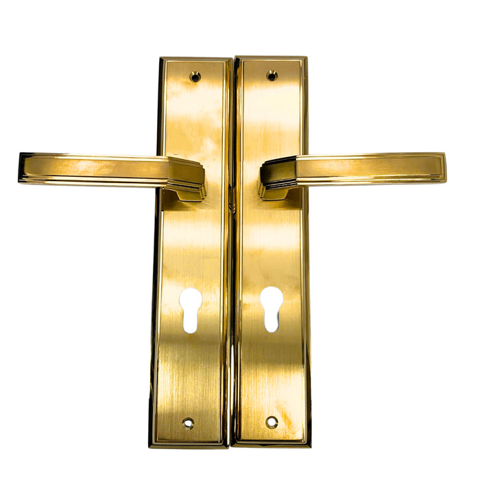 Ổ khóa tay gạt Việt Tiệp 04185 chất liệu bằng inox 304 với ổ 2 đầu