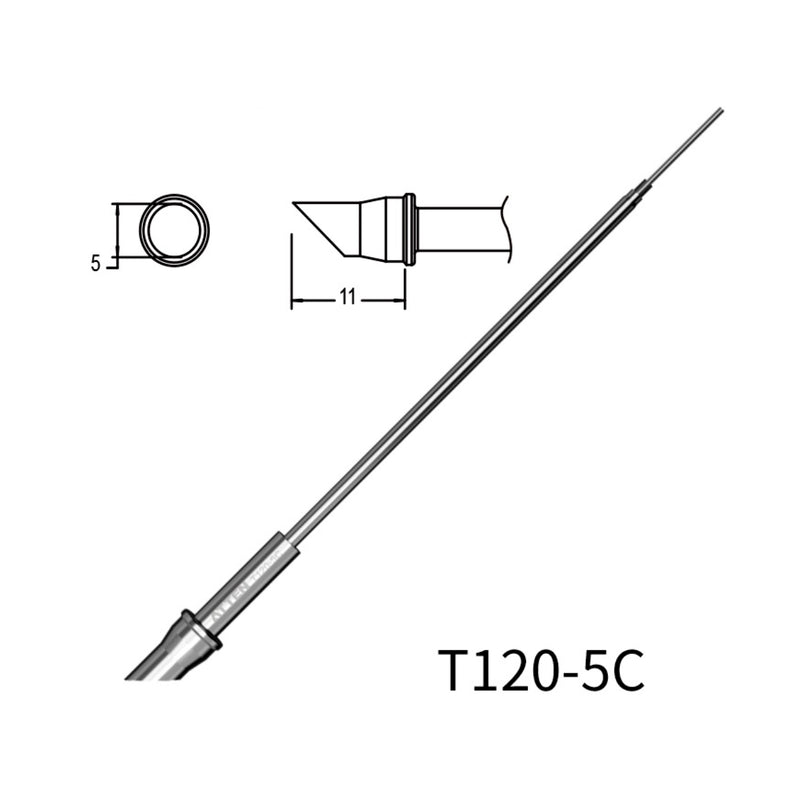 Phụ kiện mũi hàn tích hợp lõi gia nhiệt Atten T120 Series