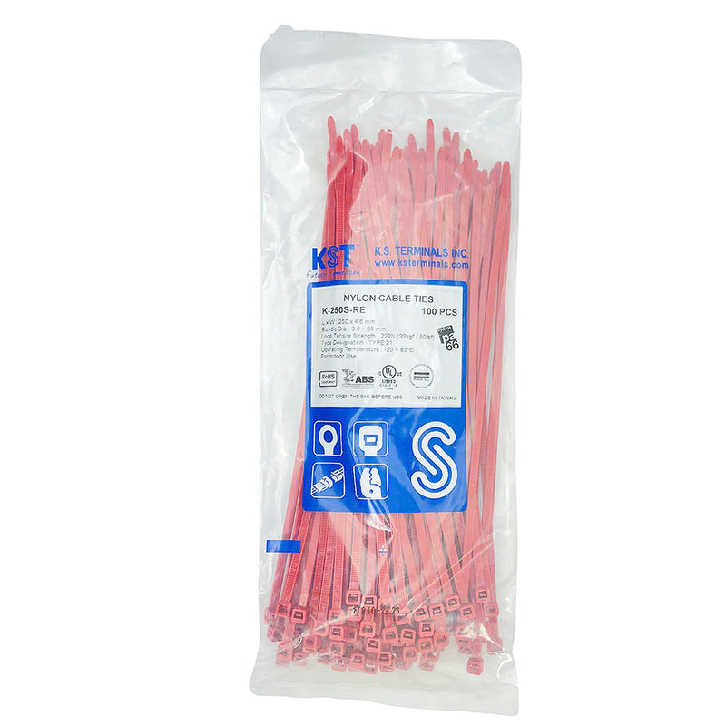 Dây rút nhựa KST cao cấp, tiêu chuẩn quốc tế, bản 4.6mm (Size S) dài từ 120mm - 430mm