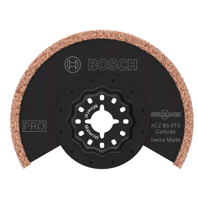 Lưỡi cắt rung Bosch ACZ 85 RT3 dùng cho gạch tường, mạch hồ bề rộng lưỡi 85mm, chuẩn Starlock (mã số 2608669120)