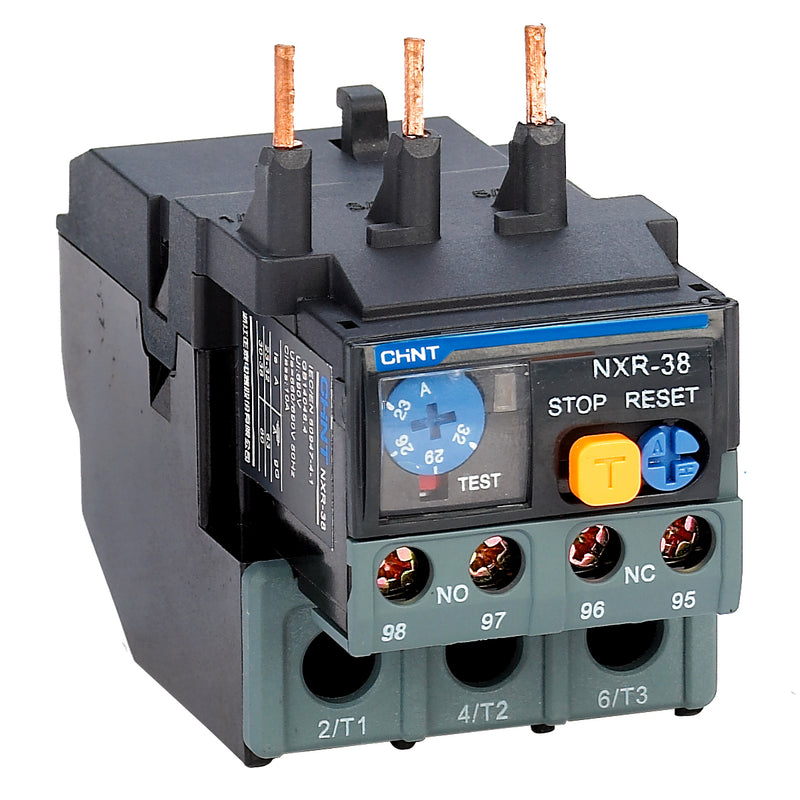 Relay nhiệt bảo vệ Chint NXR Series lắp cho khởi động từ NXC series, dãy bảo vệ từ 0.1A ~ 630A