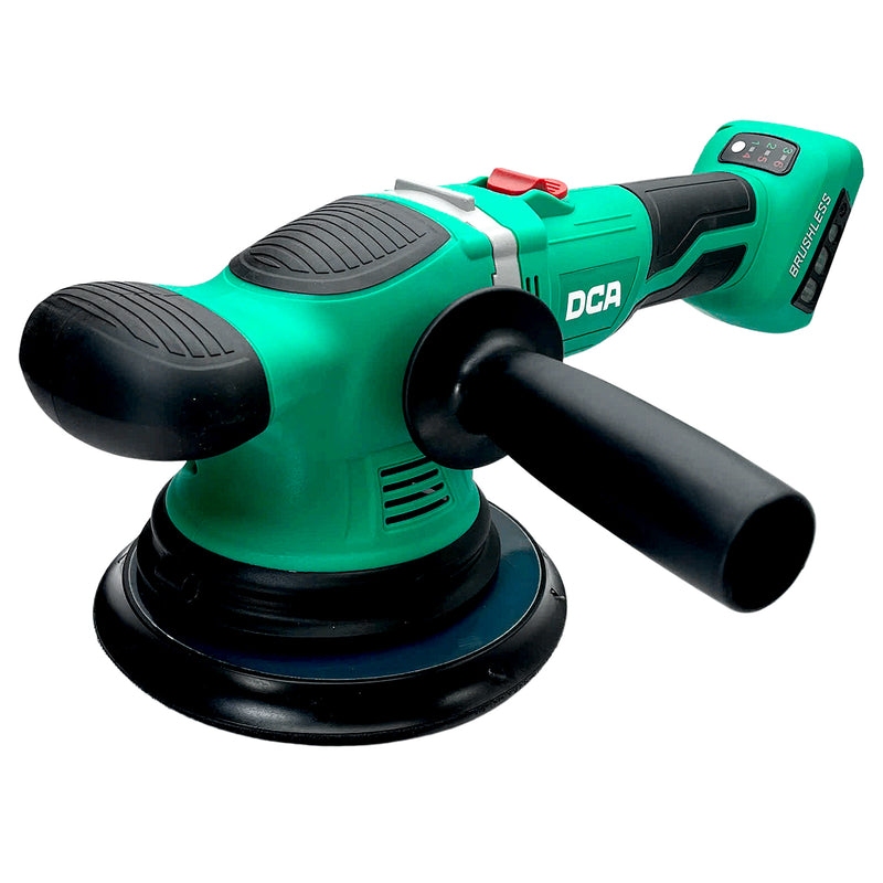 Máy đánh bóng Pin 20V DCA ADSP150Z, đường kính đĩa 150mm, động cơ không chổi than (Chỉ có thân máy, không kèm pin và sạc)