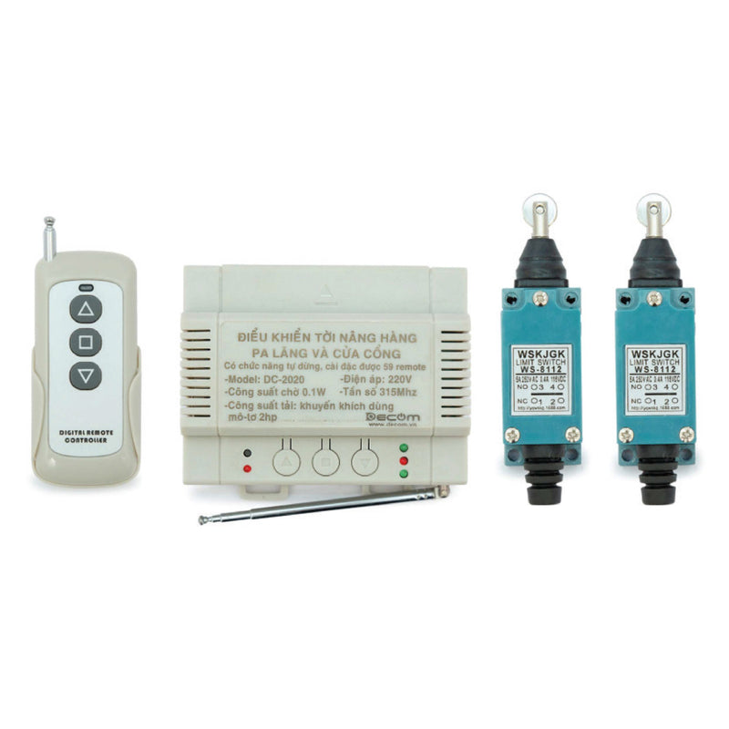 Bộ điều khiển từ xa Decom DC-2021 chuyên dùng cho máy tời