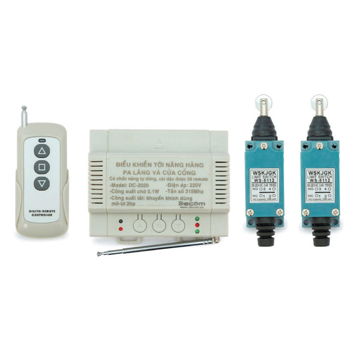 Bộ điều khiển từ xa Decom DC-2021 chuyên dùng cho máy tời