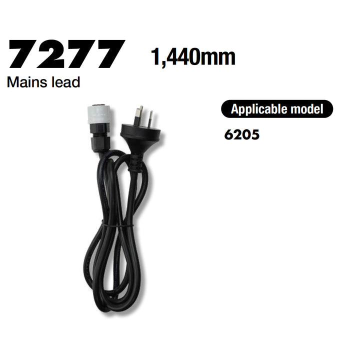 Dây cấp nguồn cho thiết bị đo Kyoritsu 7277 dài 1440mm ( phích cắm 3 chấu)