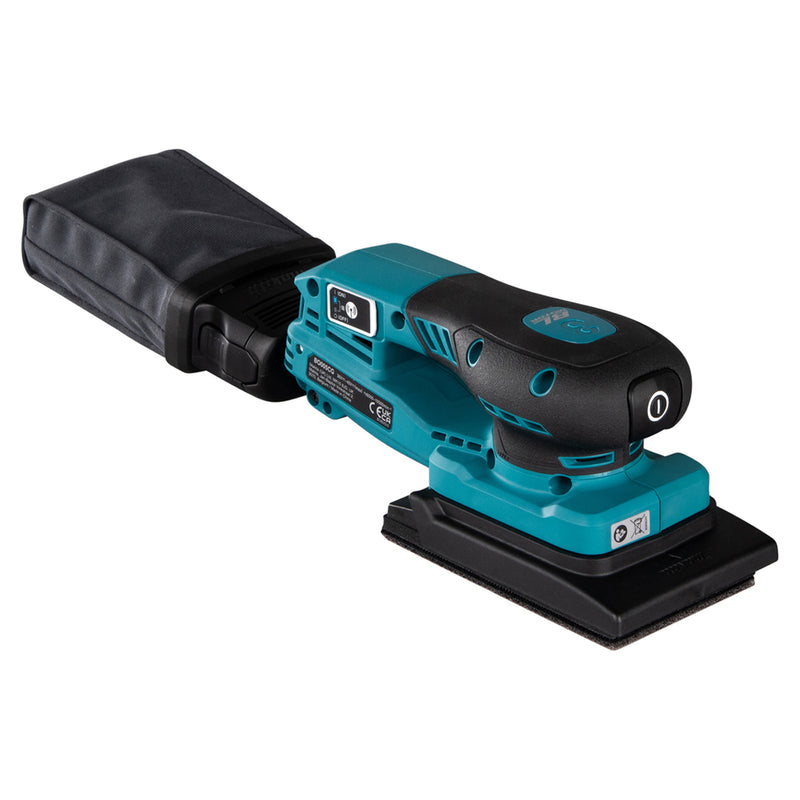 Máy chà nhám rung Makita BO005CG dùng Pin 40Vmax XGT thông qua ổ cắm rời, kích thước đế chà 80mm x 130mm