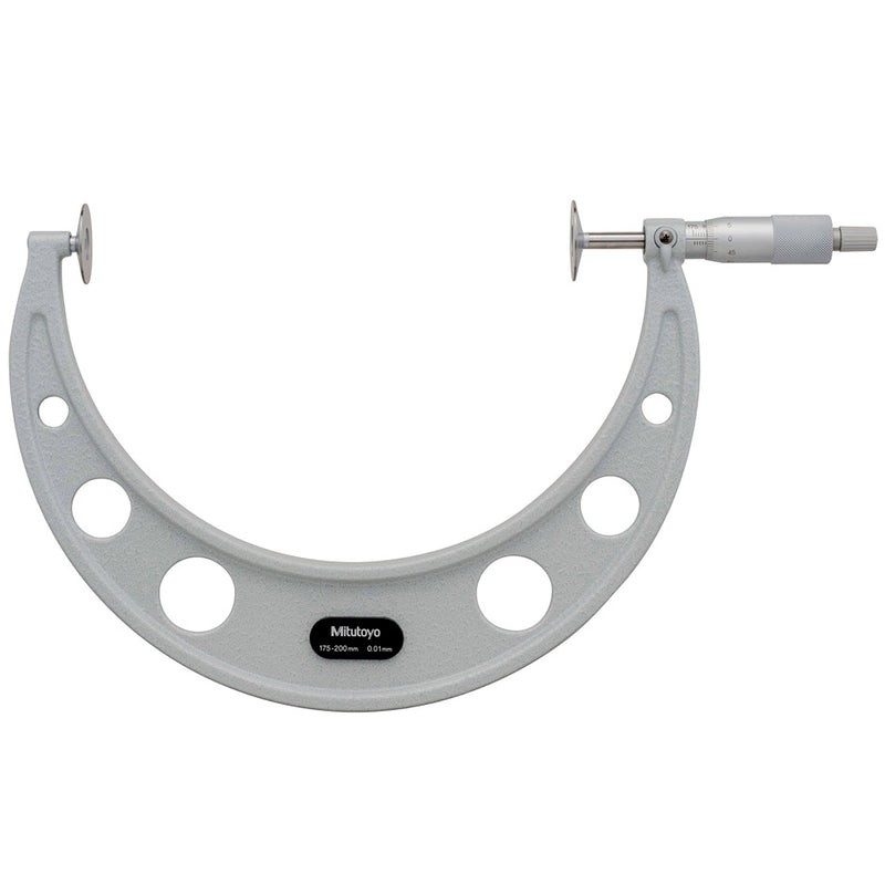 Panme Mitutoyo Series 123 - Disc Micrometers, đầu đo đĩa - đo bánh răng và rãnh hẹp