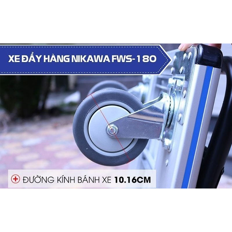 Xe đẩy hàng nhôm Nikawa tải trọng 200kg - 250kg