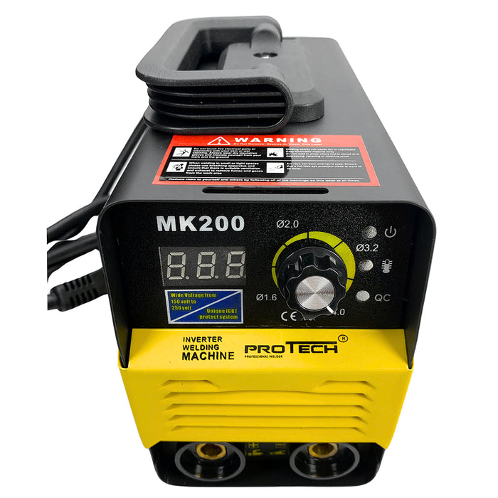Máy hàn que mini 200A/250V Protech MK200, đường kính que hàn từ 2.0mm - 4.0mm