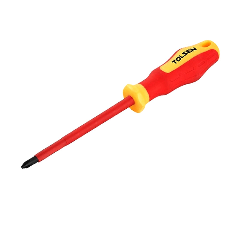 Tua vít bake (PH2x100mm) cách điện 1000V chuẩn VDE Tolsen 38007