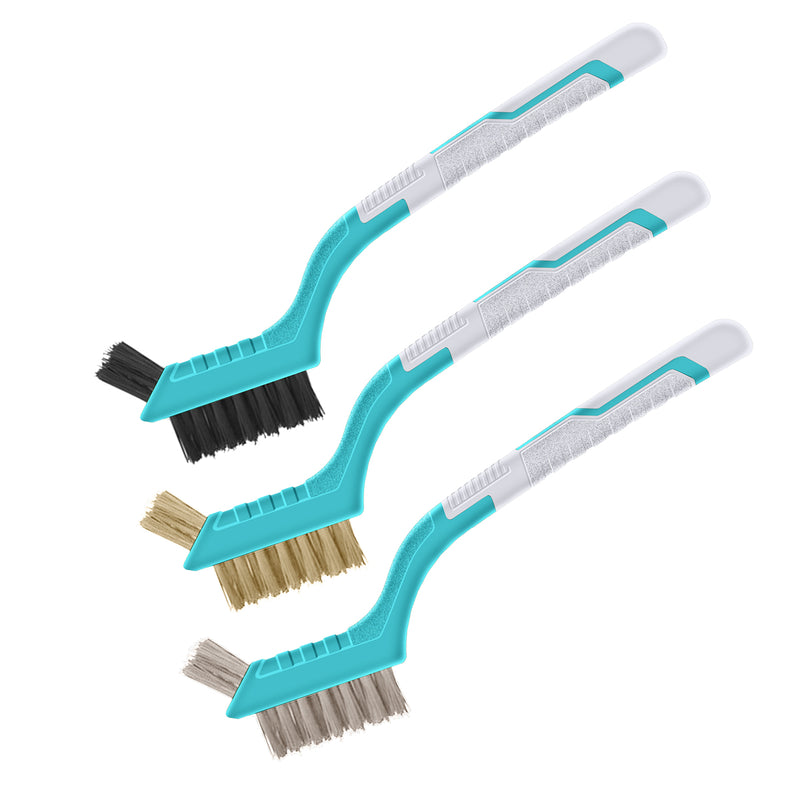 Vỉ 3 bàn chải mini kích thước 180mm (7 inch) Total TAC38033