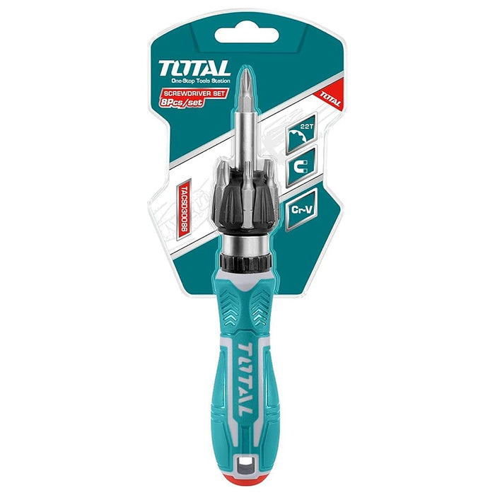 Bộ tua vít đa năng 8 chi tiết Total TACSD30086