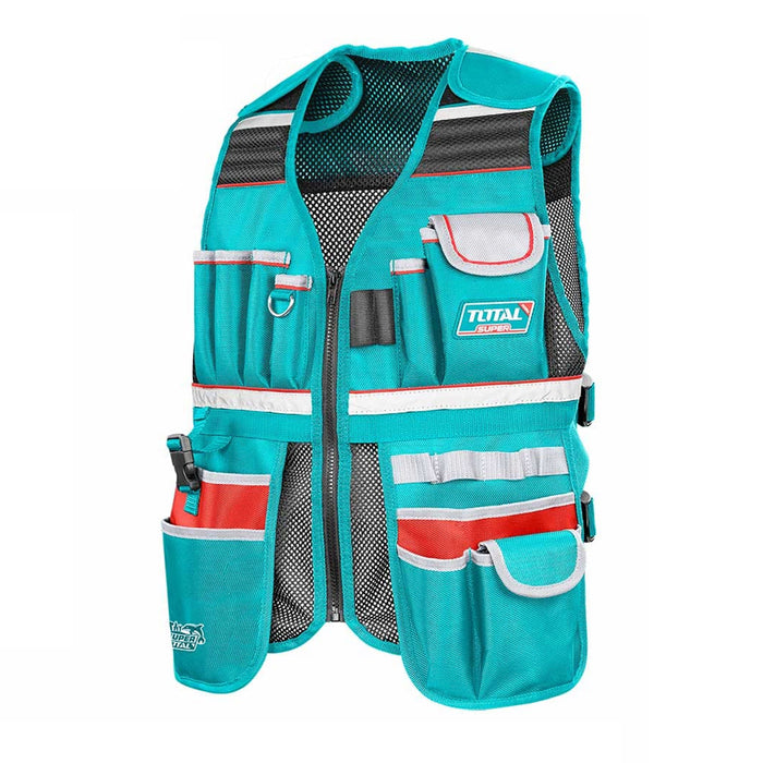 Áo gi lê đựng công cụ 17 ngăn túi  Total TTVT16025 kích thước 480mm x 600mm x 30mm