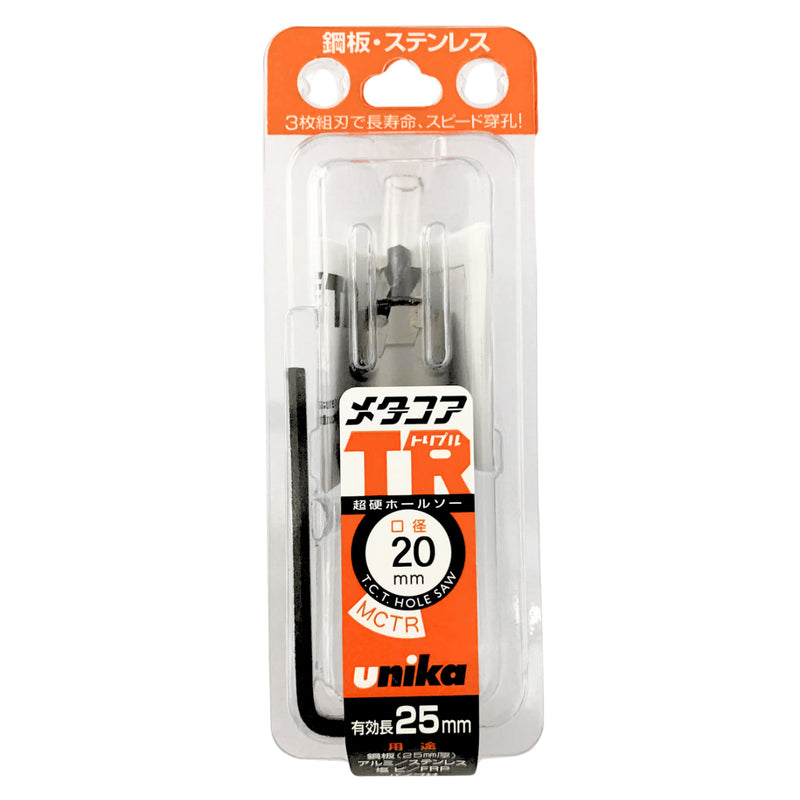 Mũi khoét sắt MCTR thép T.C.T UNIKA 14mm - 120mm