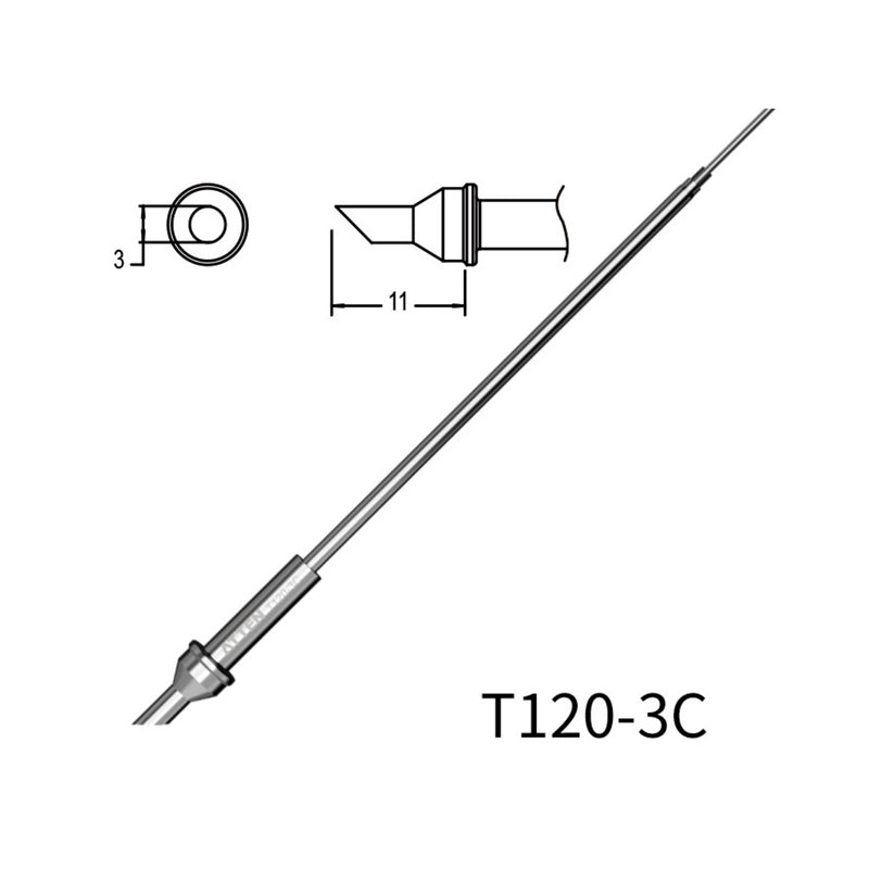 Phụ kiện mũi hàn tích hợp lõi gia nhiệt Atten T120 Series