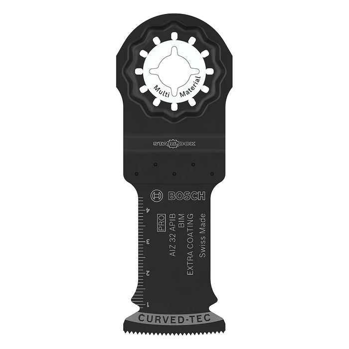 Lưỡi cắt rung Bosch AIZ 32 APIB dùng cắt đa vật liệu, bề rộng lưỡi 32mm, dài 50mm, chất liệu BIM, chuẩn Starlock (mã số 2608669066)