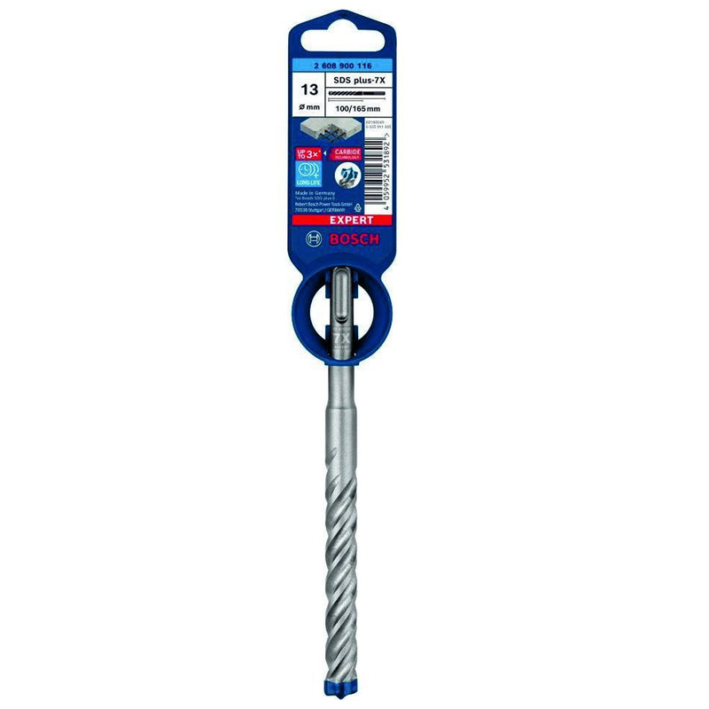 Mũi khoan bê tông SDS PLUS-7X Bosch đường kính mũi từ 8mm -  13mm, đuôi gài