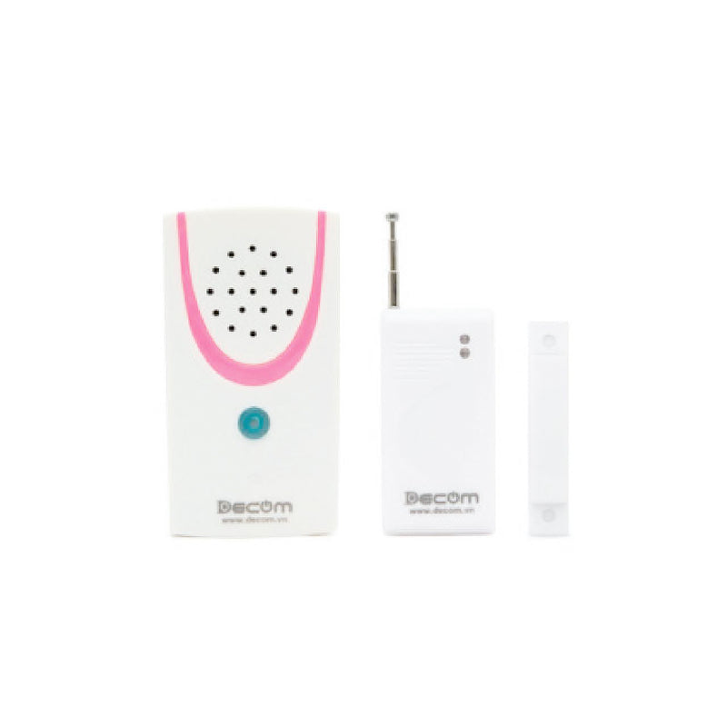 Cửa từ báo khách không dây thông minh Decom DC-1109 Smart, tích hợp 16 kiểu chuông và 4 cửa từ