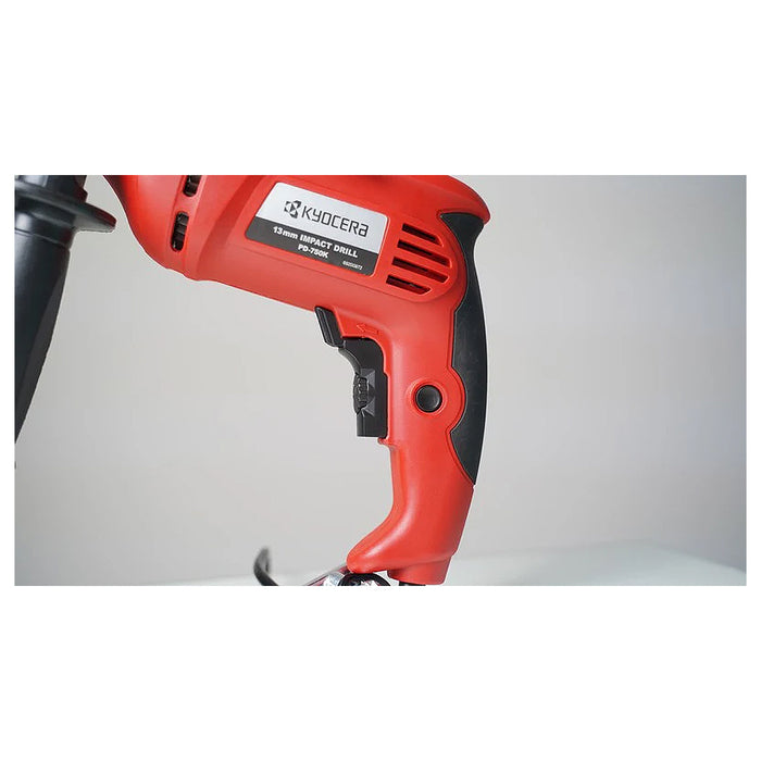 Máy khoan động lực Kyocera PD-750K, công suất 750W, đầu kẹp 13mm (kèm 75 món phụ kiện)