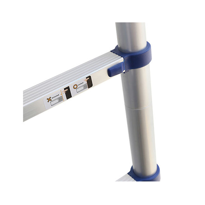 Thang nhôm rút đơn Nikawa NK, chiều cao tối đa từ 3.2m ~ 5.8m, số bậc thang từ 11 bậc ~ 15 bậc