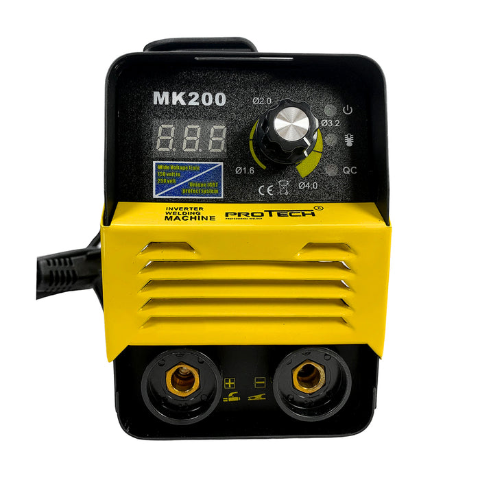 Máy hàn que mini 200A/250V Protech MK200, đường kính que hàn từ 2.0mm - 4.0mm