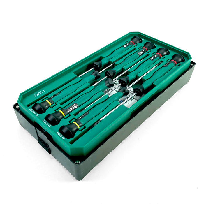 Bộ tuốc nơ vít cán dài 9 chi tiết SATA 09316