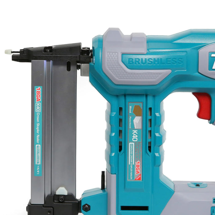 Máy bắn đinh chữ U không chổi than dùng Pin 20V Total, kích thước đinh từ 10mm - 40mm