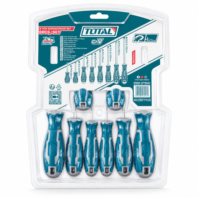 Bộ 8 tua vít TOTAL THT250608