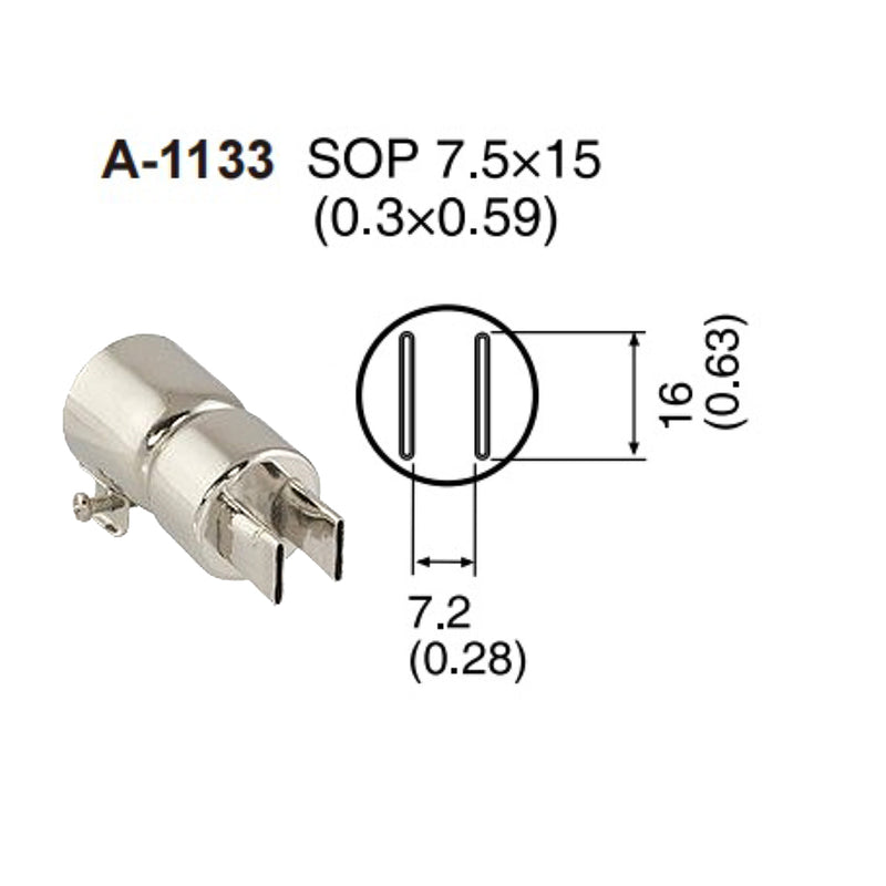 Phụ kiện đầu ống khò nhiệt Atten mã số A-1133
