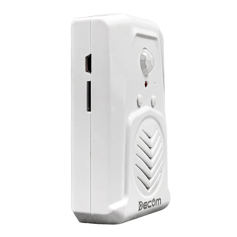 Thiết bị báo khách cảm ứng có sẵn 26 lời chào Decom DC-1107s