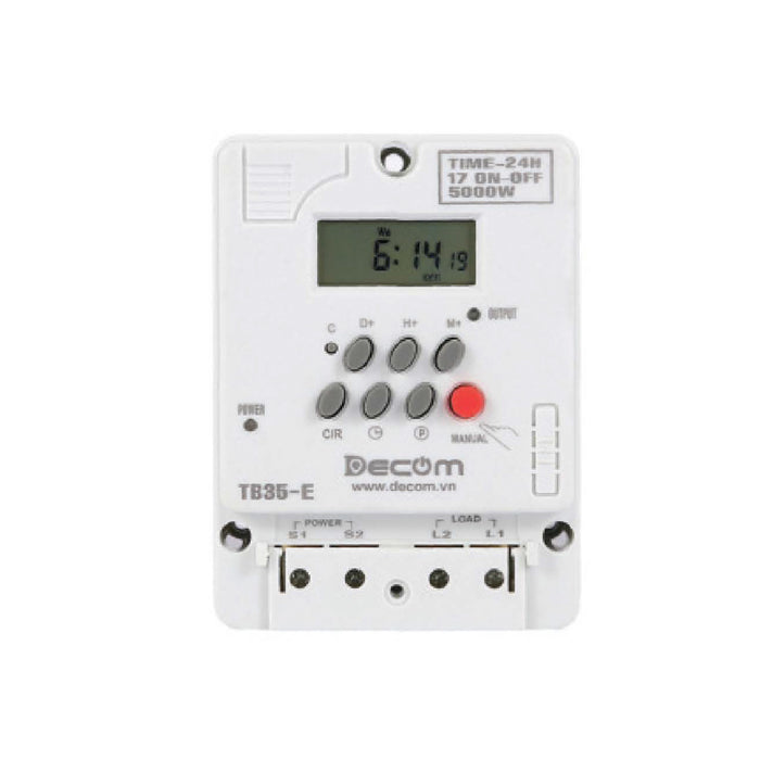 Timer hẹn giờ kỹ thuật số công suất lớn 5000W Decom DC-ETB35