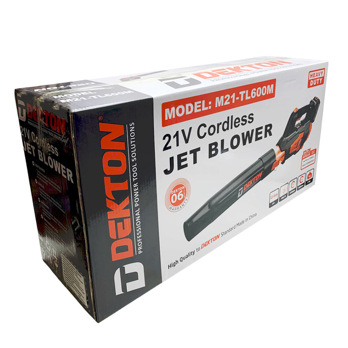 Máy thổi lá Dekton M21-TL600M dùng pin 21V