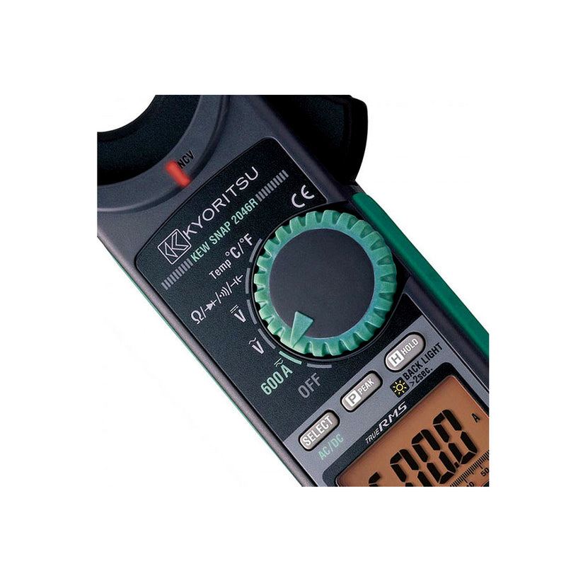 Ampe kìm đo dòng AC/DC kỹ thuật số Kyoritsu Kew 2046R True RMS, dải đo từ 0 - 600.0 A