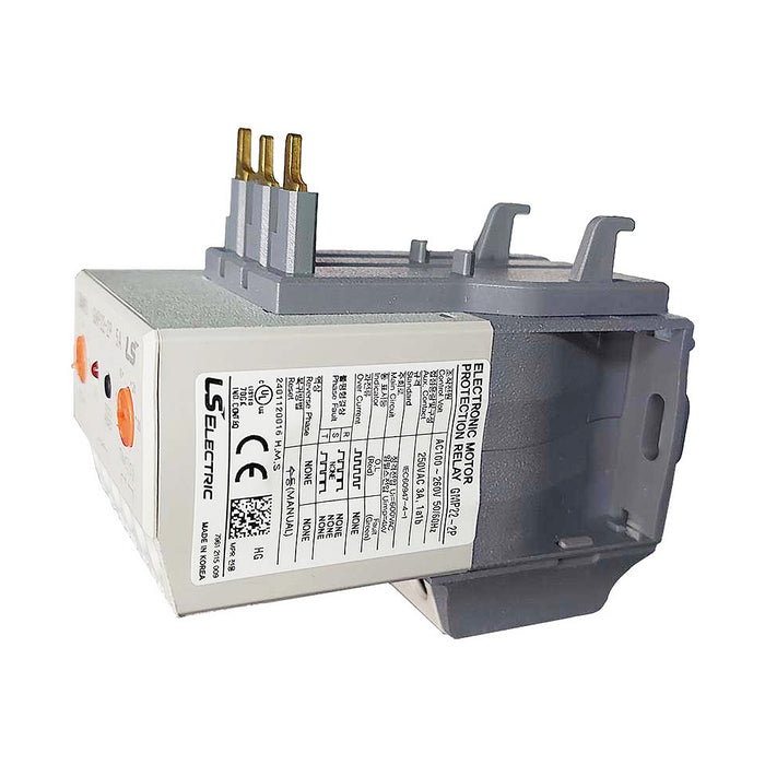 Relay điện tử bảo vệ motor điện LS GMP, dùng cho khởi động từ MC-9b đến MC-65a, dãy bảo vệ từ 0.3A - 60A