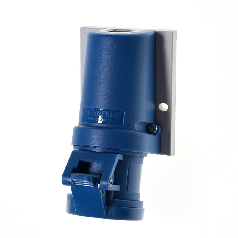 Ổ cắm công nghiệp MENNEKES gắn tường 16A~32A – Công nghệ TwinCONTACT đấu nối lò xo không vít (IP44) | Wall Mounted Receptacle, External Fixing (MB 463)