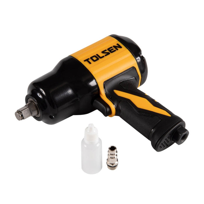 Súng siết bu lông dùng hơi Tolsen 73363, cốt 1/2 inch, ống khí 3/8 inch