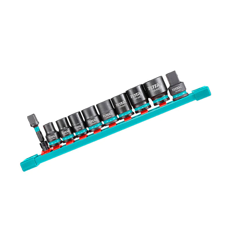 Bộ đầu tuýp 10 chi tiết cốt 3/8 inch TOTAL THTISD38104