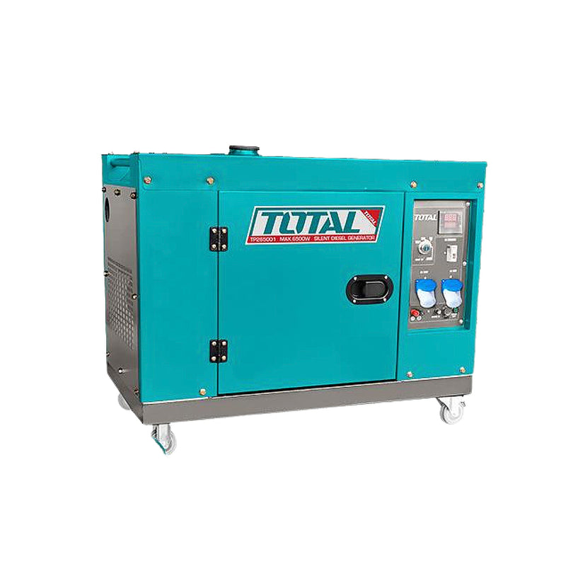 Máy phát điện dùng dầu TOTAL TP265001, công suất 6.5kW