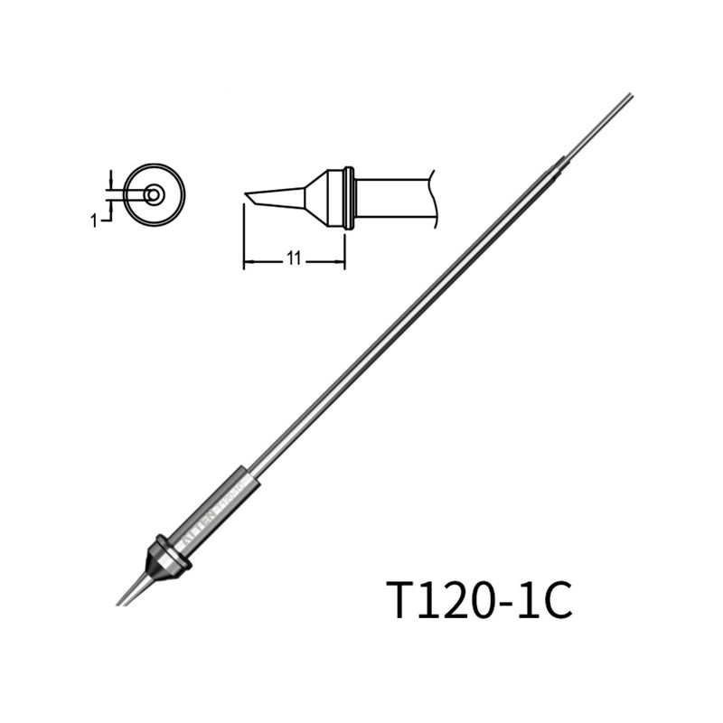 Phụ kiện mũi hàn tích hợp lõi gia nhiệt Atten T120 Series