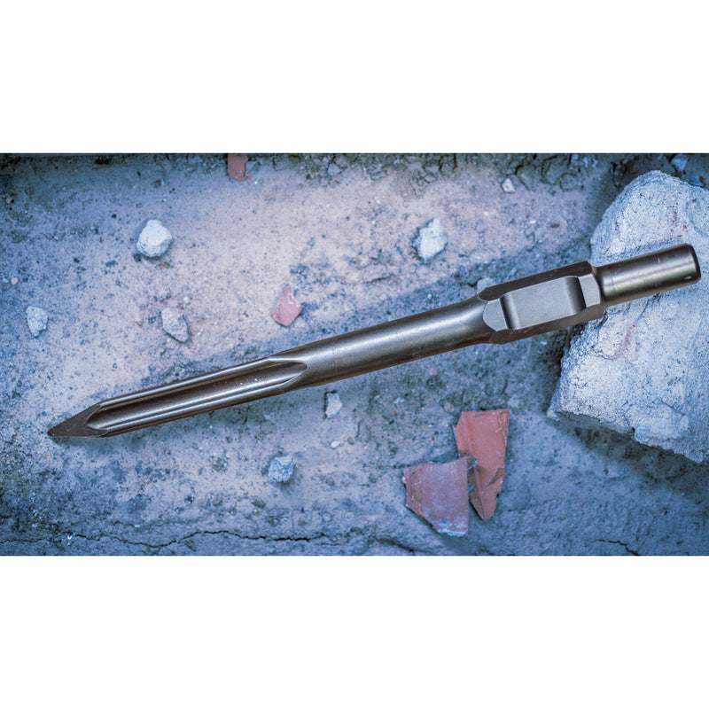 Mũi đục nhọn HEX Bosch 2608690111 đường kính 30mm, chiều dài 400mm, đuôi lục giác, xuất xứ Italy