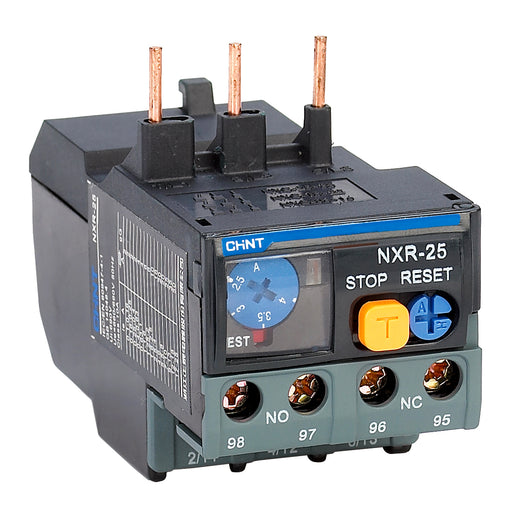 Relay nhiệt bảo vệ Chint NXR Series lắp cho khởi động từ NXC series, dãy bảo vệ từ 0.1A ~ 630A