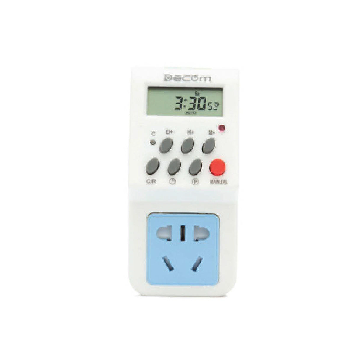Ổ cắm điện hẹn giờ điện tử Decom DC-ETG2B cài đặt 20 lần ON/OFF - NPOWER