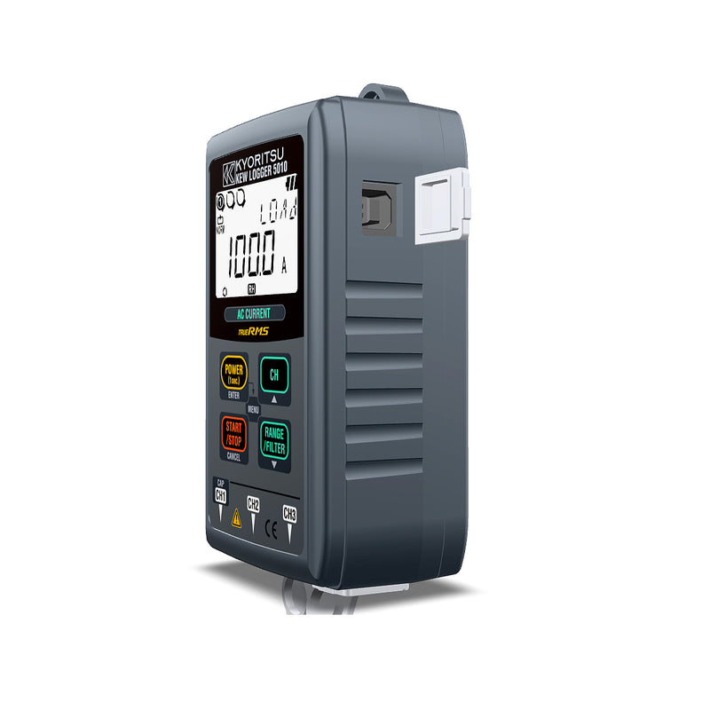 Thiết bị ghi dữ liệu dòng rò Kyoritsu Kew 5010 True RMS, có cổng kết nối USB