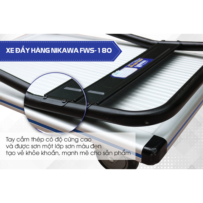 Xe đẩy hàng nhôm Nikawa tải trọng 200kg - 250kg