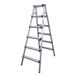 NKD06: Chiều cao tối đa 1.5m - Số bậc 2*6 - Trọng lượng 6.5kg / Màu trắng