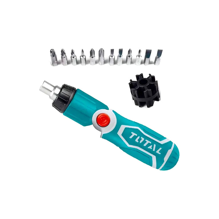 Bộ tua vít gập đa năng 13 chi tiết Total TACSD30136