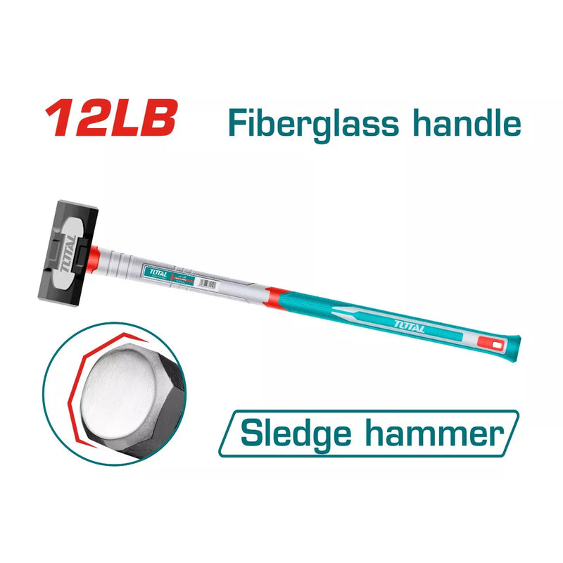 Búa tạ 12LB Total THSM61598 cán cầm bằng sợi thuỷ tinh