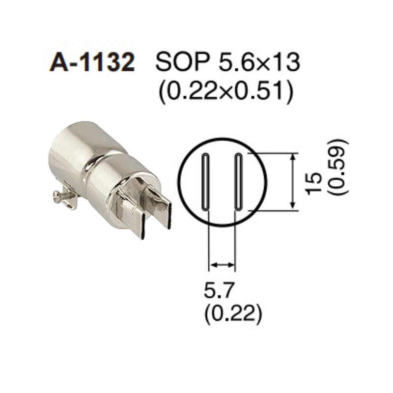 Phụ kiện đầu ống khò nhiệt Atten mã số A-1132